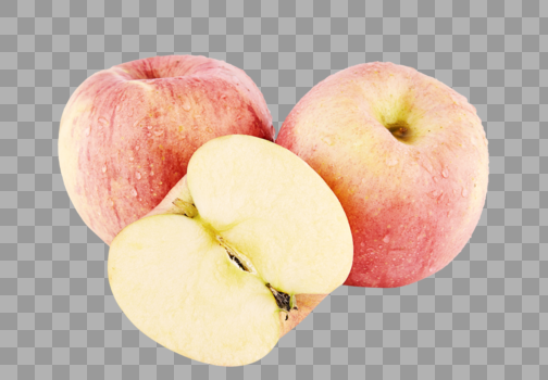完整的苹果与切开的苹果图片素材免费下载