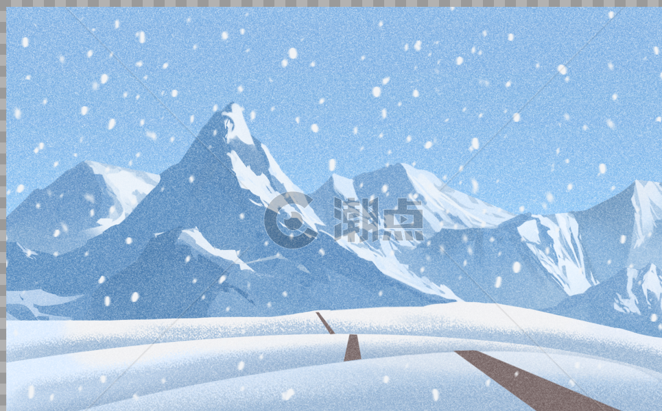 雪山图片素材免费下载