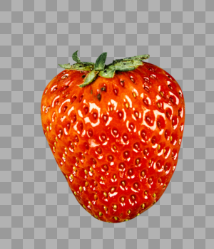 一颗新鲜的草莓图片素材免费下载