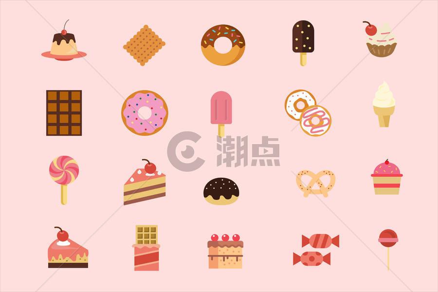 甜品图标图片素材免费下载