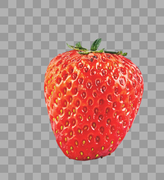 一颗新鲜的草莓图片素材免费下载