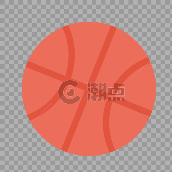 篮球填色图标图片素材免费下载