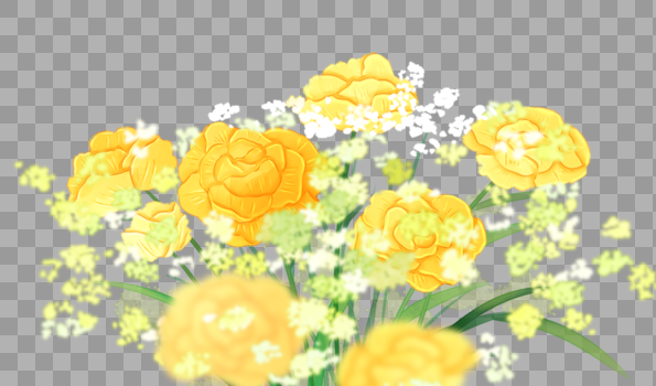 黄色花卉图片素材免费下载