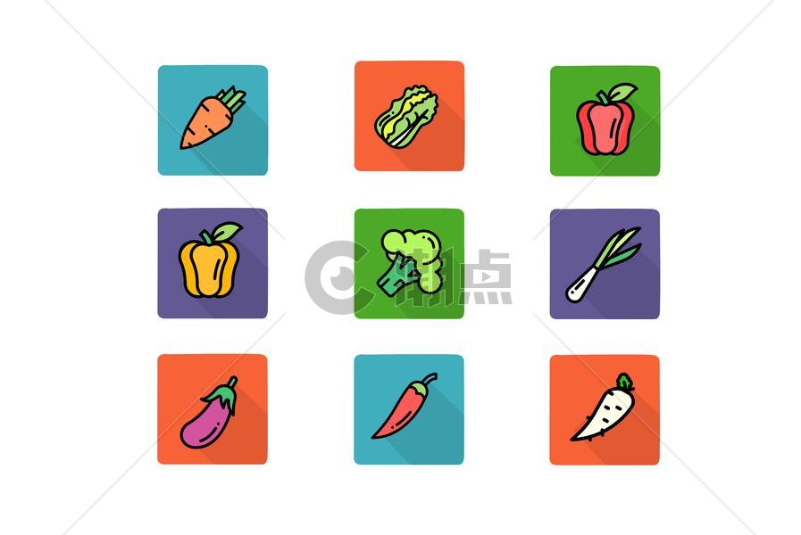 蔬菜类图标图片素材免费下载