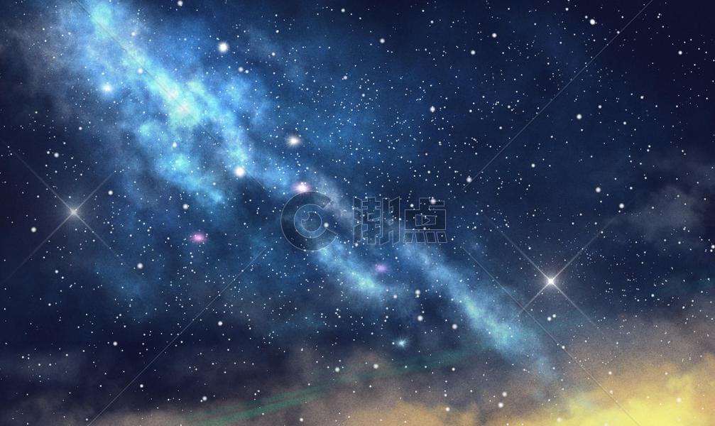 星空银河背景图片素材免费下载