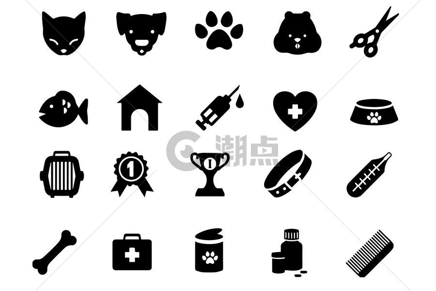 宠物医疗图标图片素材免费下载