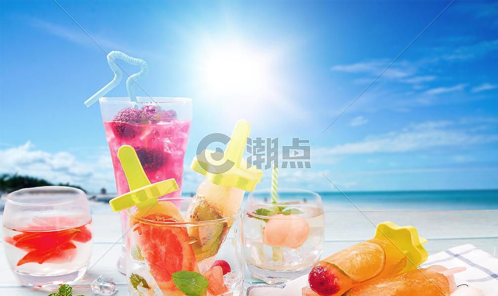 夏季冰镇饮料图片素材免费下载