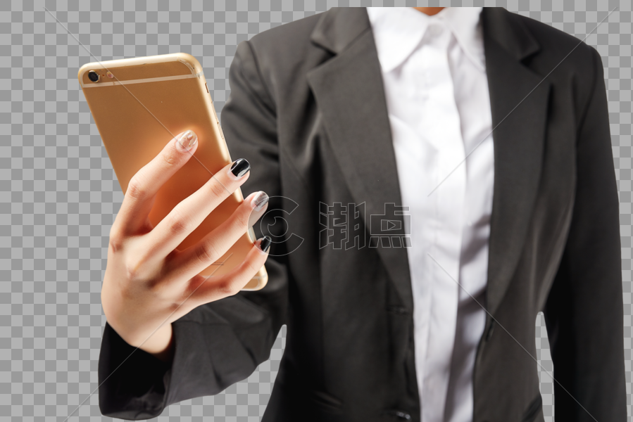 商务女性使用手机动作图片素材免费下载