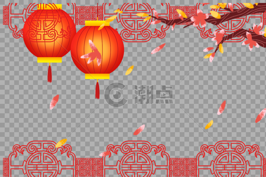 中国风背景边框图片素材免费下载