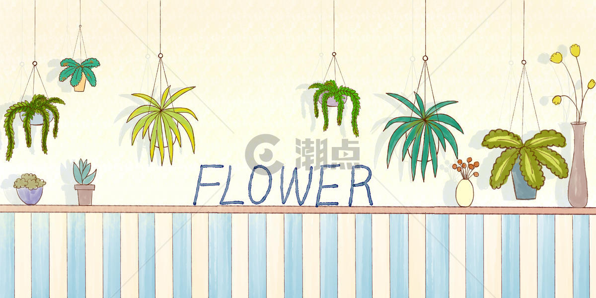 花卉背景墙手账图片图片素材免费下载