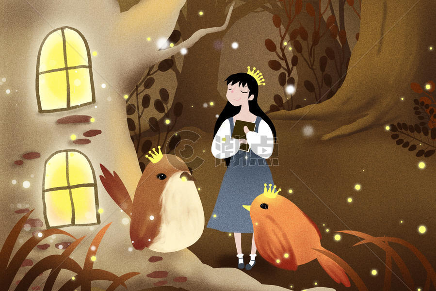 秋天里的童话图片素材免费下载