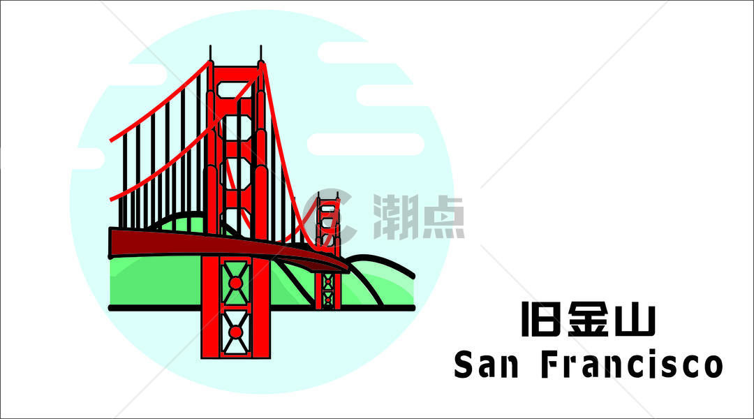 旧金山大桥图片素材免费下载