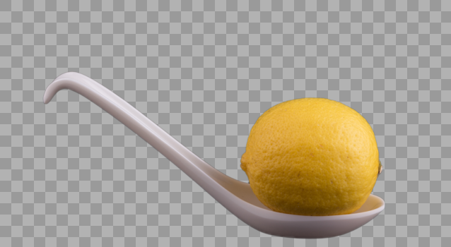 柠檬和勺子图片素材免费下载
