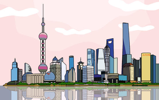 旅行之上海风光图片素材免费下载
