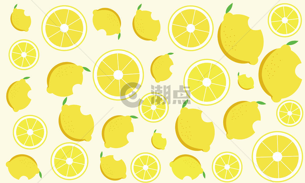 柠檬背景图片素材免费下载