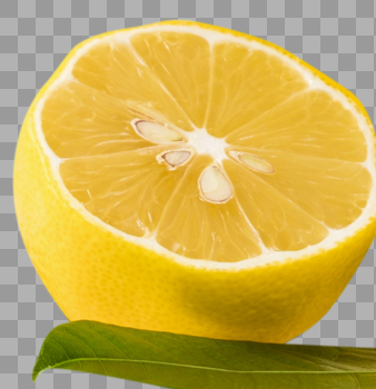 切开的柠檬图片素材免费下载