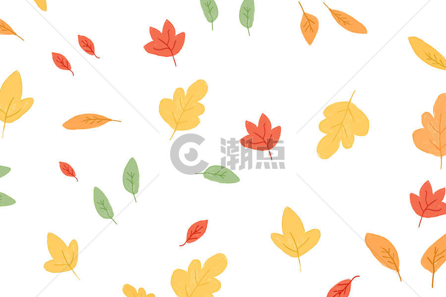 秋天树叶背景图片图片素材免费下载