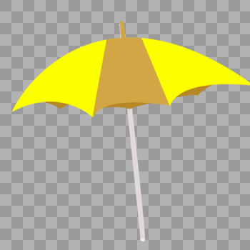 黄色太阳伞图片素材免费下载