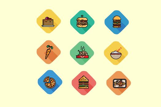 食品快餐类图标图片素材免费下载