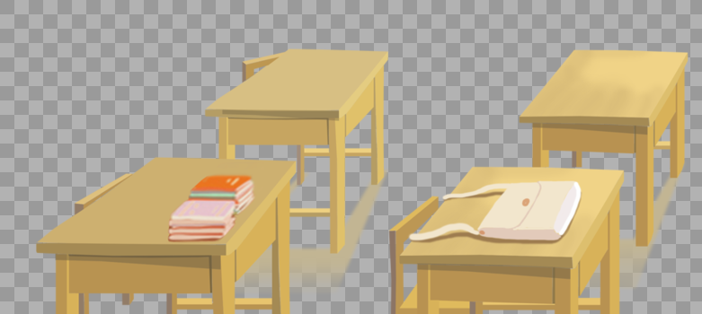 教室桌椅图片素材免费下载