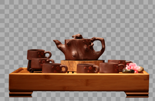 紫砂茶具图片素材免费下载