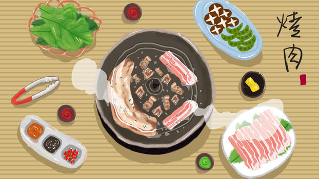 韩国烤肉图片素材免费下载