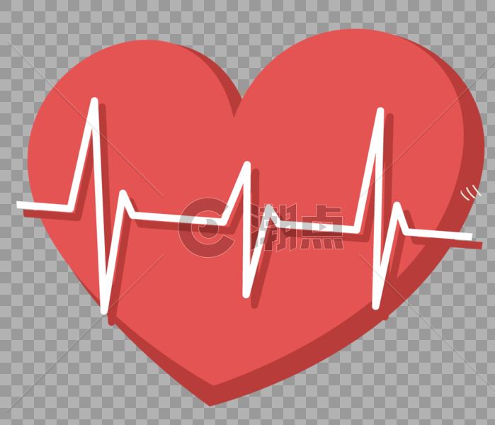 心电图心脏图片素材免费下载