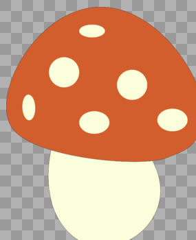 红点点蘑菇图片素材免费下载