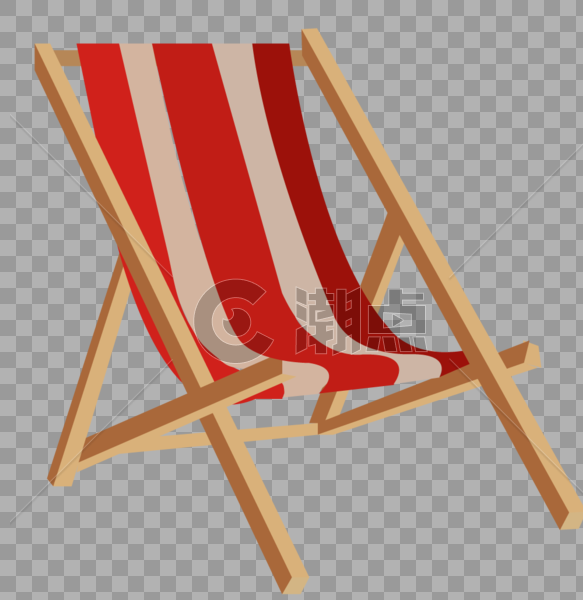 沙滩躺椅图片素材免费下载
