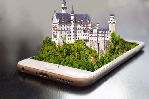手机城堡图片素材免费下载