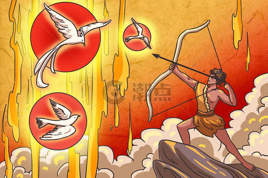 神话故事插画插画原画6250*4167图片素材免费下载-编号115544-潮点视频