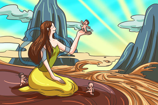 神话故事插画图片素材免费下载