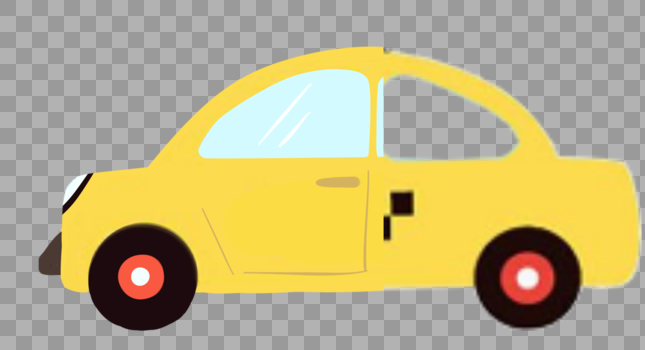 黄色汽车图片素材免费下载