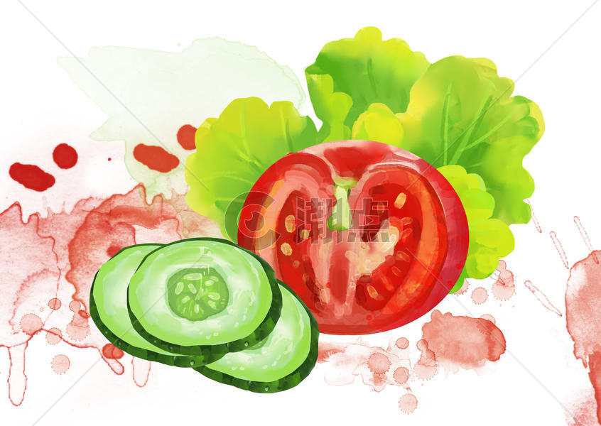 蔬菜插画图片素材免费下载