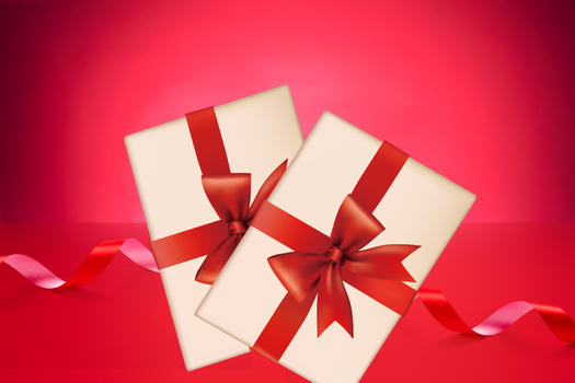 红色节日礼物盒图片素材免费下载