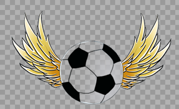 带翅膀的足球图片素材免费下载