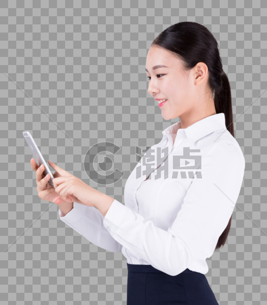 使用手机的办公室职业女性图片素材免费下载