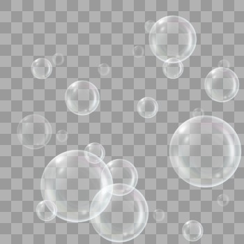 透明海底泡泡漂浮素材psd源文件图片素材免费下载