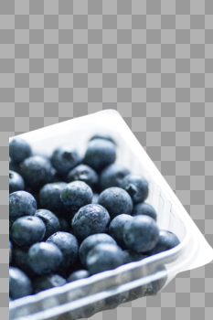 装满蓝莓的盒子图片素材免费下载