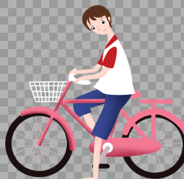 单车少年图片素材免费下载