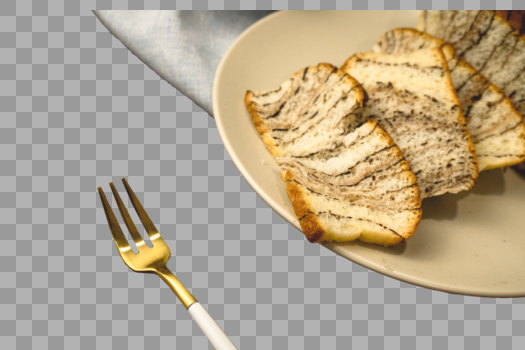 面包与餐具图片素材免费下载