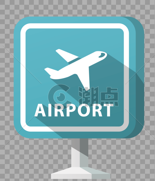 飞机场标牌图片素材免费下载