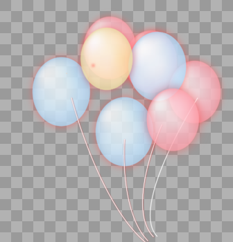 气球装饰图片素材免费下载