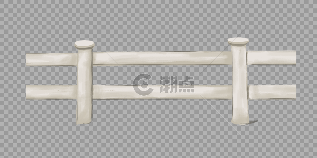 白色栅栏设计元素1027*405图片素材免费下载-编号123339-潮点视频