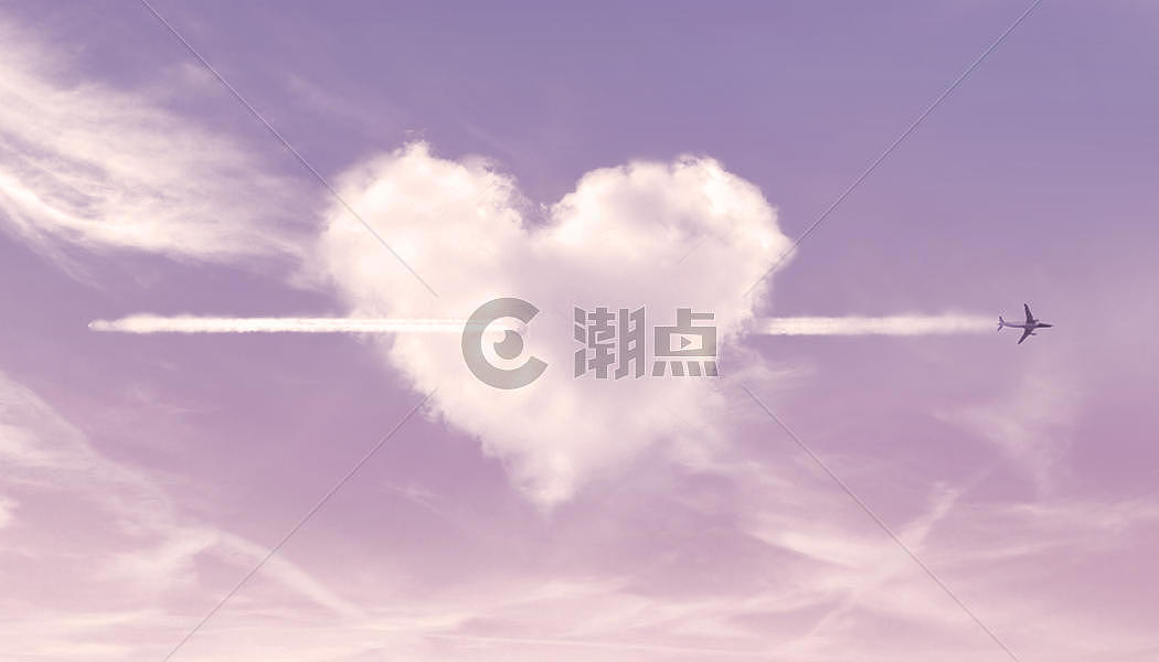 创意爱情云朵图片素材免费下载
