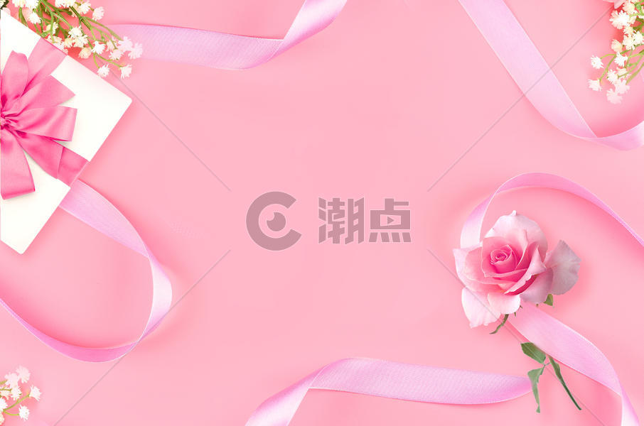 情人节玫瑰礼盒图片素材免费下载