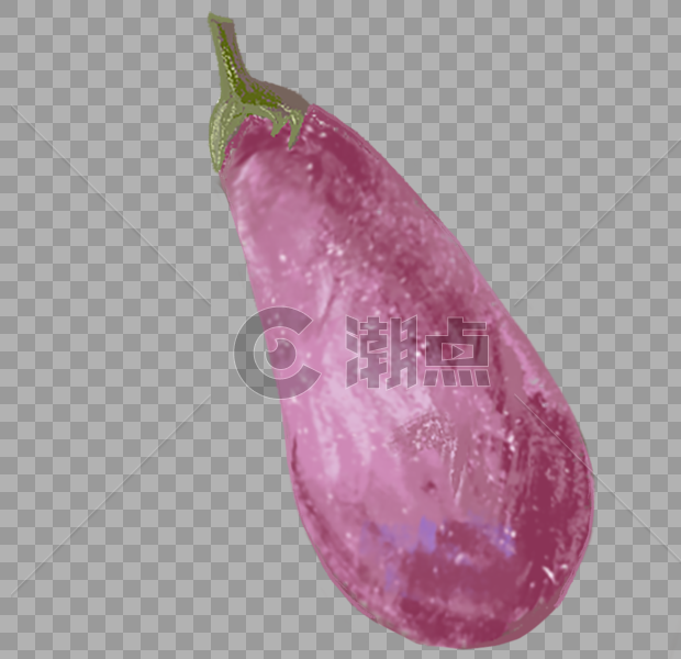 手绘紫茄子图片素材免费下载