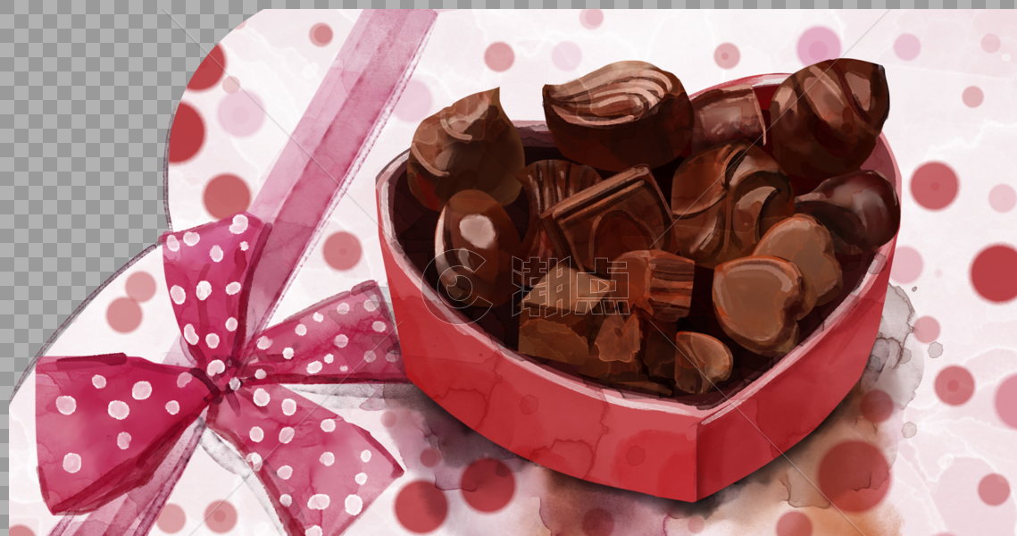 巧克力插画图片素材免费下载