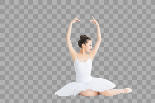 跳芭蕾舞女生图片素材免费下载