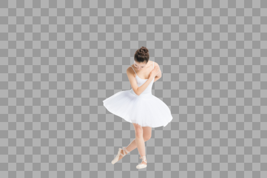温婉的芭蕾舞女生图片素材免费下载